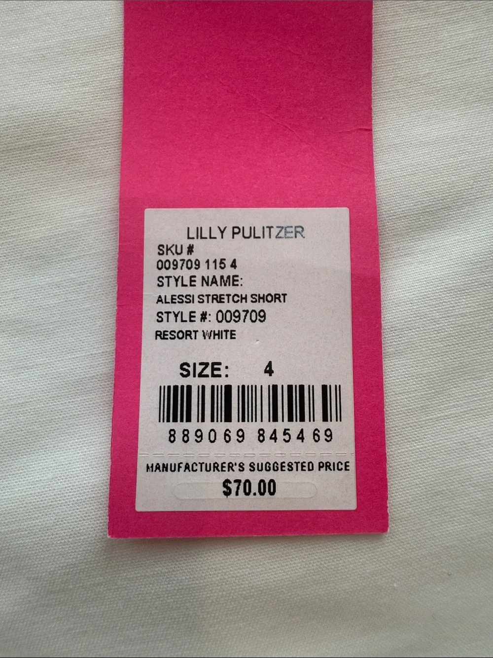 Lilly Pulitzer Alessi Stretch Shorts Resort White 🌟🤍🌟 - Picture 7 of 11